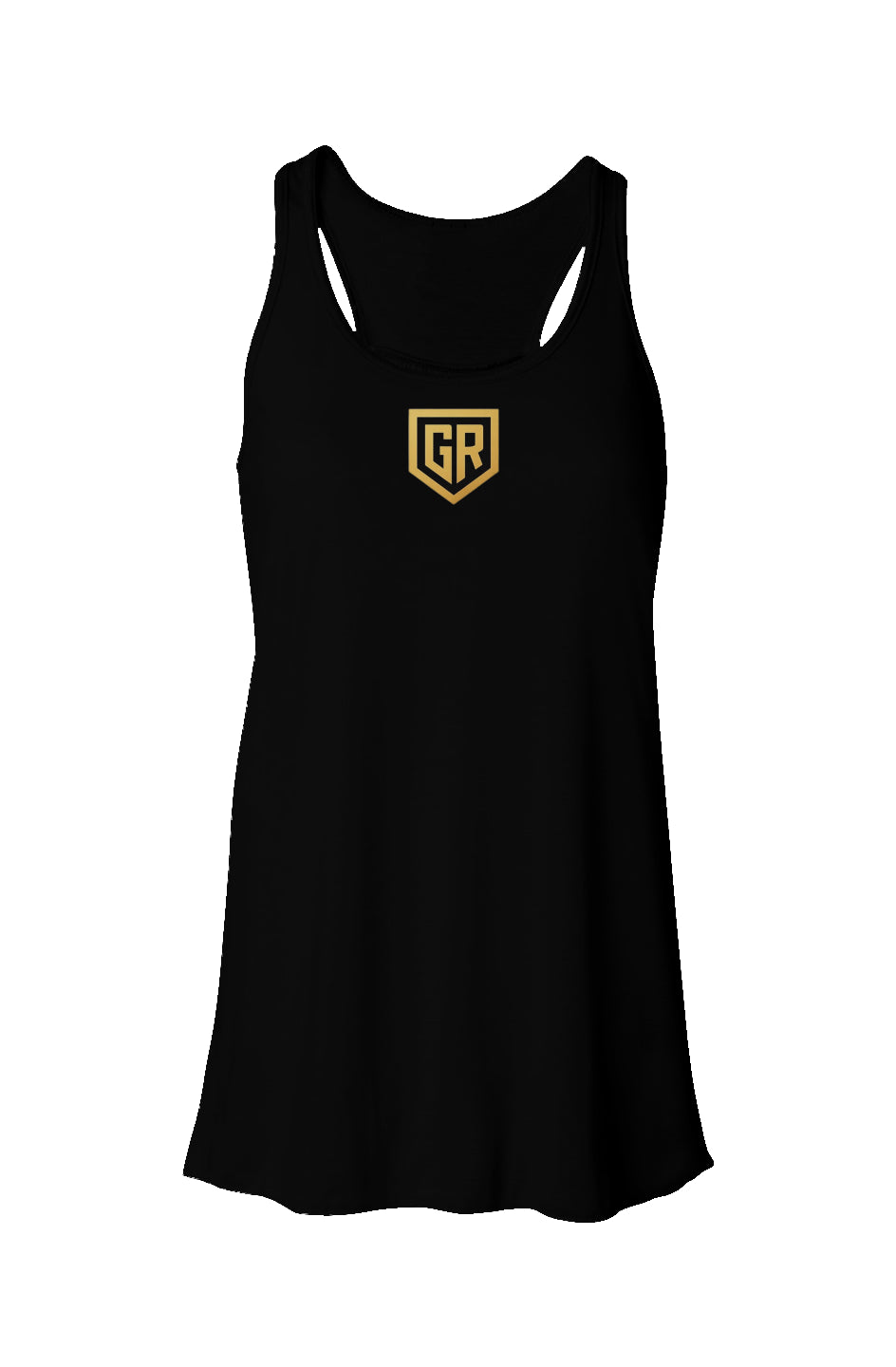 Racerback tank logo
